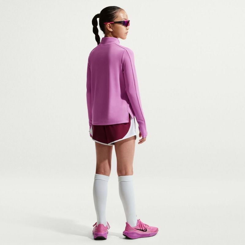 Nike Girls' Dri-FIT Long Sleeve 1/4 Zip Top (Light Magenta / White)