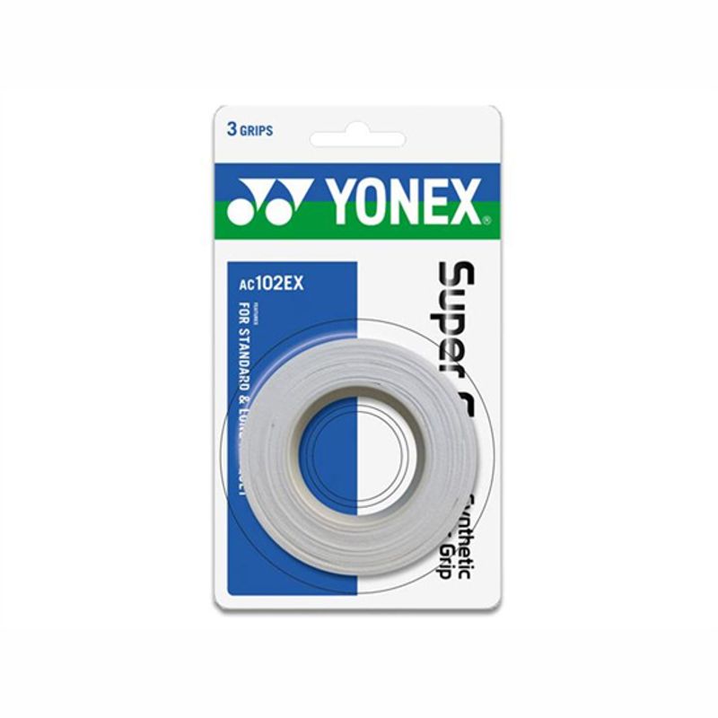 Yonex Super Grap Overgrip 3 Pack (Hvit)