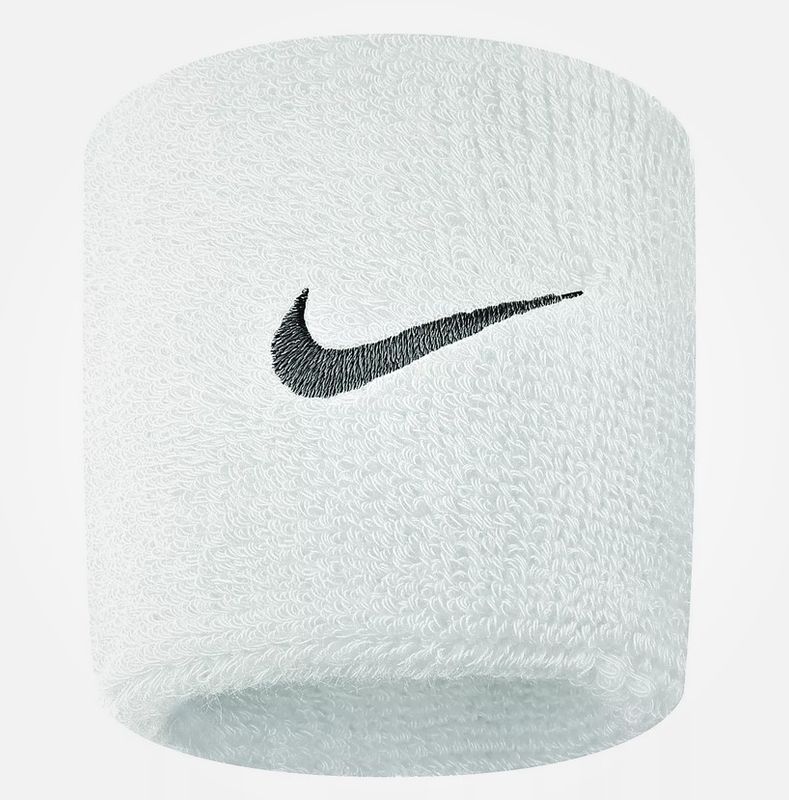 Nike Swoosh Wristband 2 Pack (Hvit)