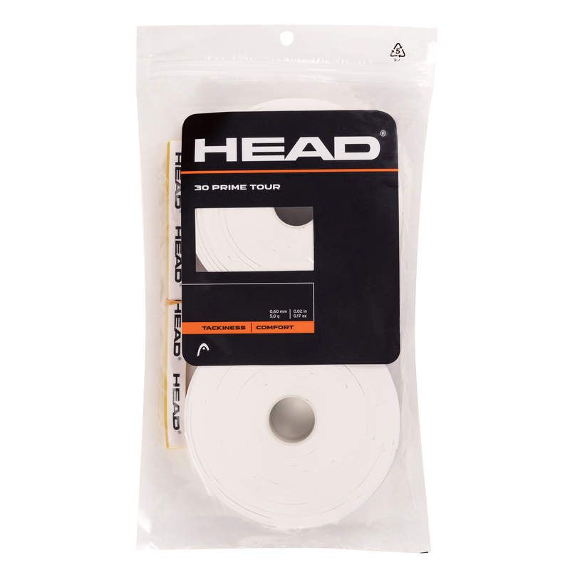 Head Prime Tour Overgrip 30 Pack (Hvit)
