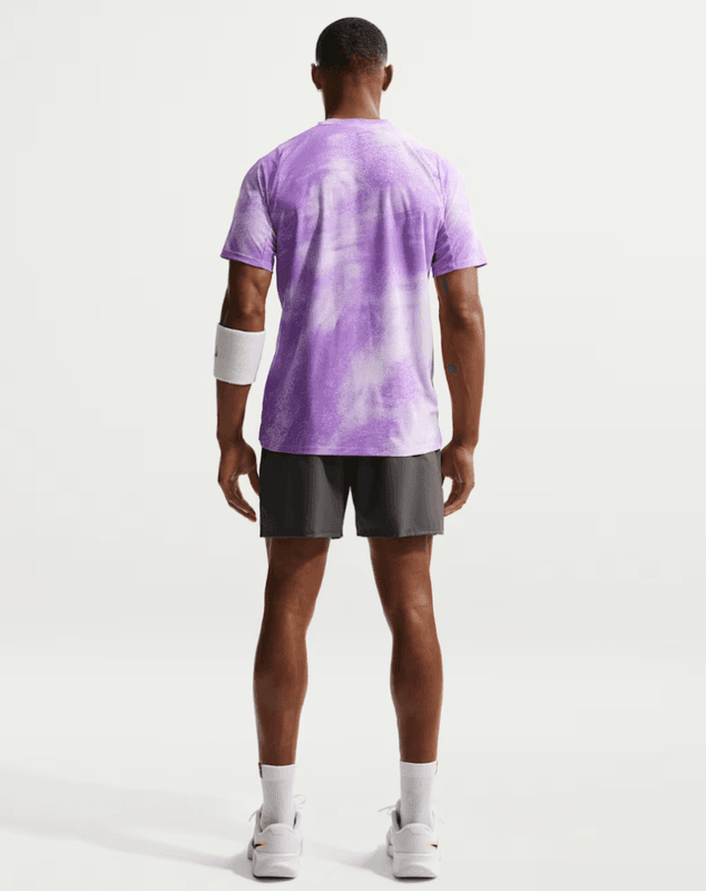 NikeCourt Slam Men's Dri-FIT Advantage Tennis Top (Violet Mist / Bright / Violet / Black)