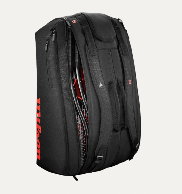 Wilson Clash V3 15PK Racket Bag (Svart / Rød)