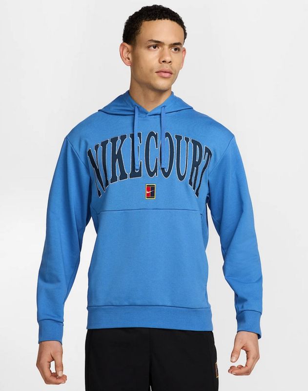 Nike Court Men's Dri-FIT Fleece Heritage Hoodie (Star Blue)