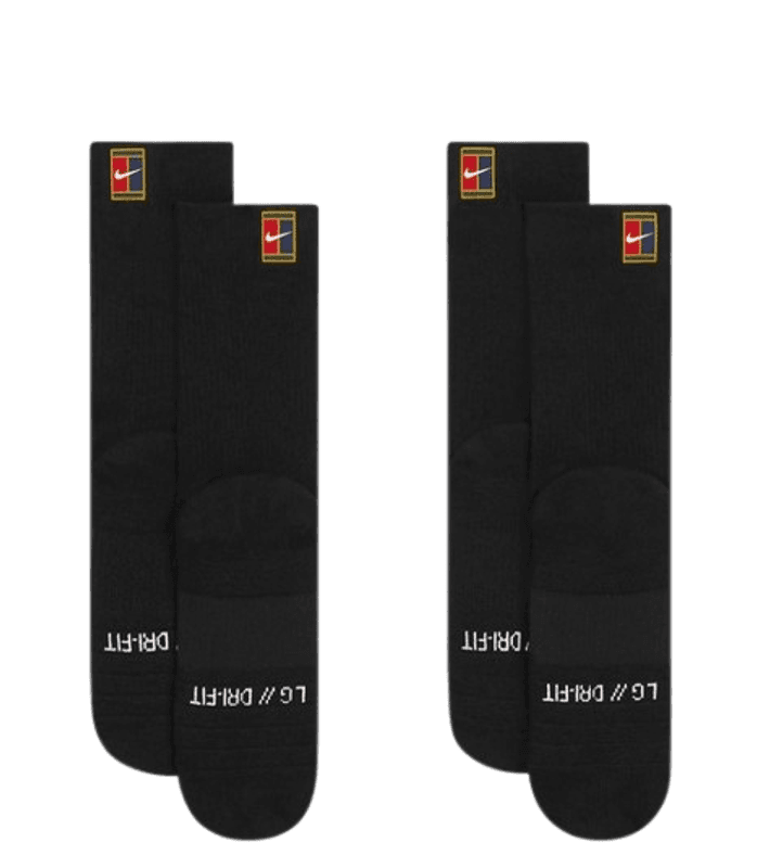 Nike Multiplier Crew Cushioned Sokker 2 Pack (Svart)