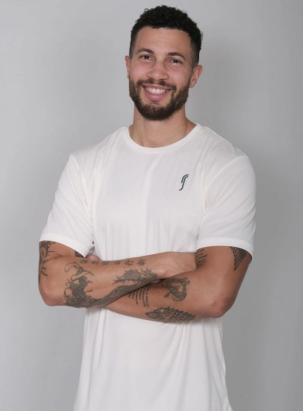 RS Men's Performance Tee (Court White / Court Green)